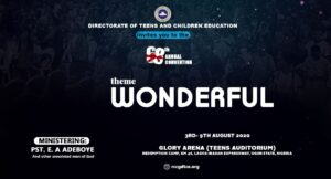 rccg convention 2020 messages