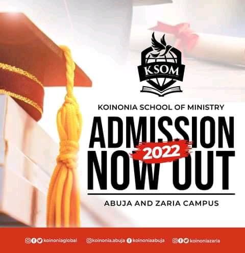 Koinonia School of Ministry (KSOM) Admission List 2022 is Out | Check Your Name Here 17