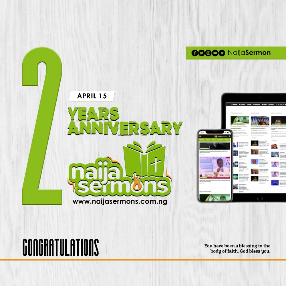 Today is Naijasermon 2nd Anniversary!!! 🥰 20