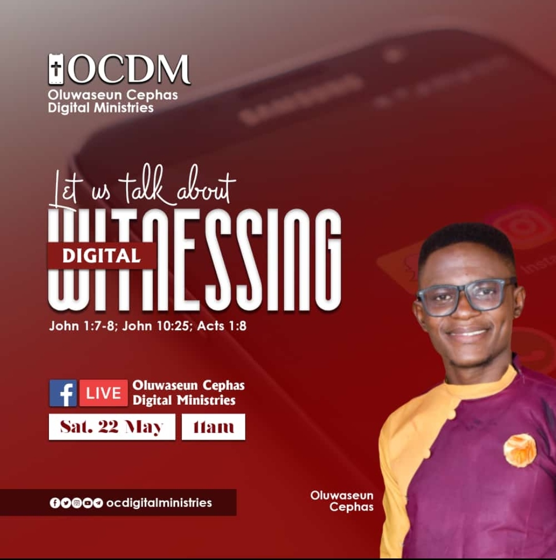 Download the ART OF DIGITAL WITNESSING by Oluwaseun Cephas (Audio teaching) 1