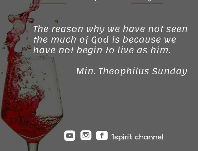 Powerful Min. Theophilus Sunday Quotes To Ignite Your Fire (Very Powerful) 10