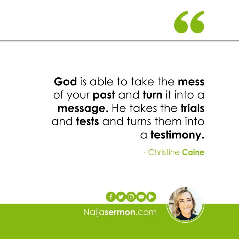 Quote of the day by Christine Caine 1