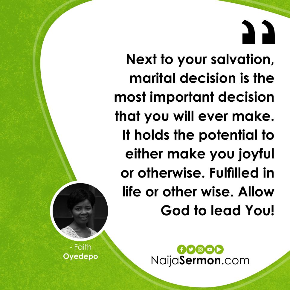 Quote of the Day by Faith Oyedepo 18
