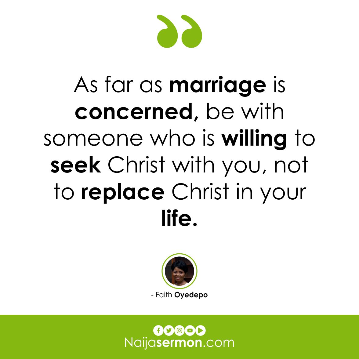 Quote of the Day by Faith Oyedepo 17