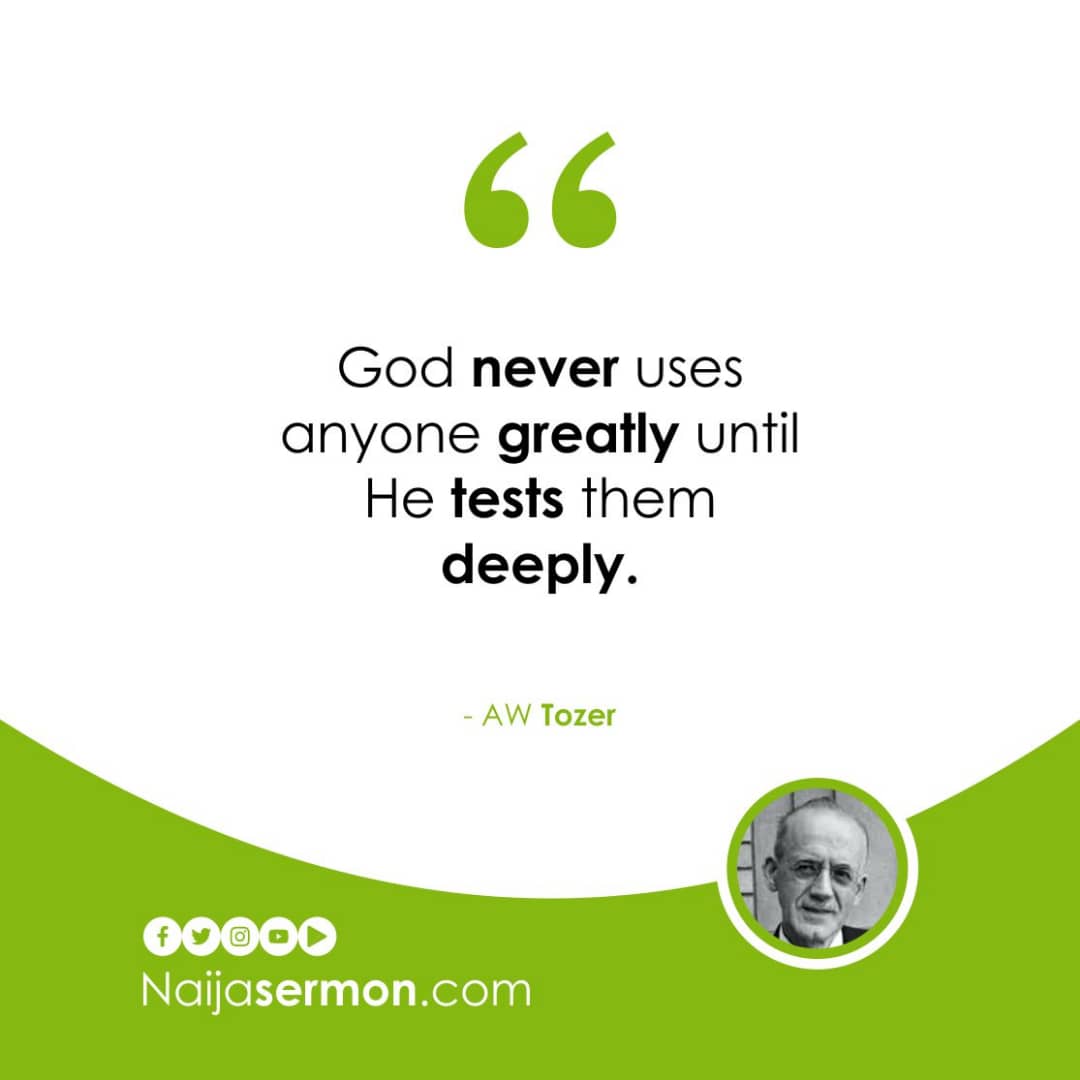 Quote of the day by AW Tozer 5