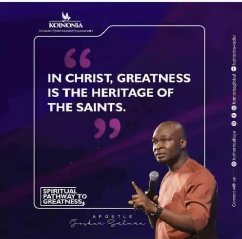Download MP3: Spiritual Pathway to Greatness by Apostle Joshua Selman (September 19, 2021) 1