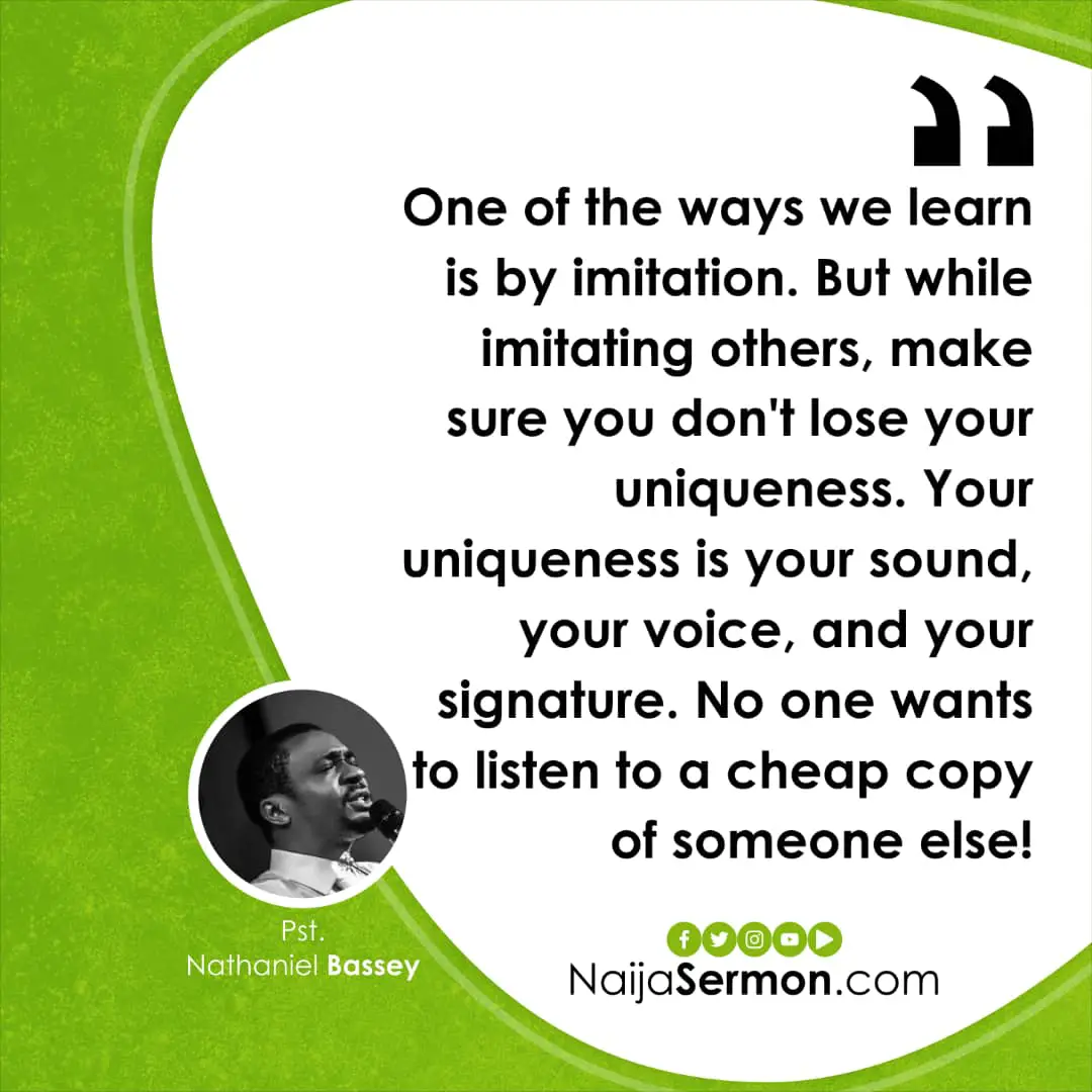 QUOTE OF THE DAY BY NATHANIEL BASSEY 17