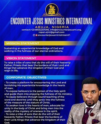 Encounter Jesus Ministries International.