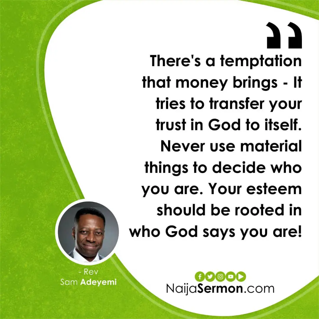 QUOTE OF THE DAY BY REV'D SAM ADEYEMI 17