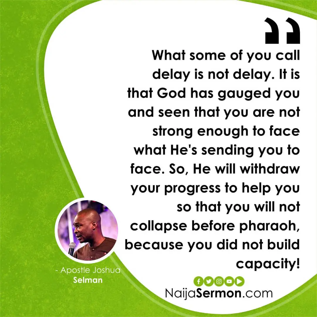 QUOTE OF THE DAY BY APOSTLE JOSHUA SELMAN 19