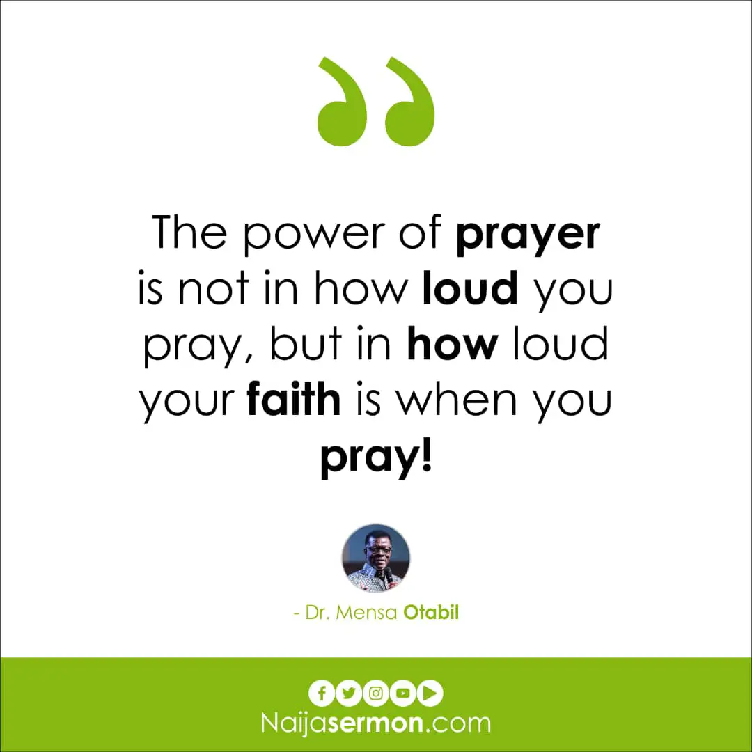 QUOTE OF THE DAY BY DR MENSA OTABILI 21