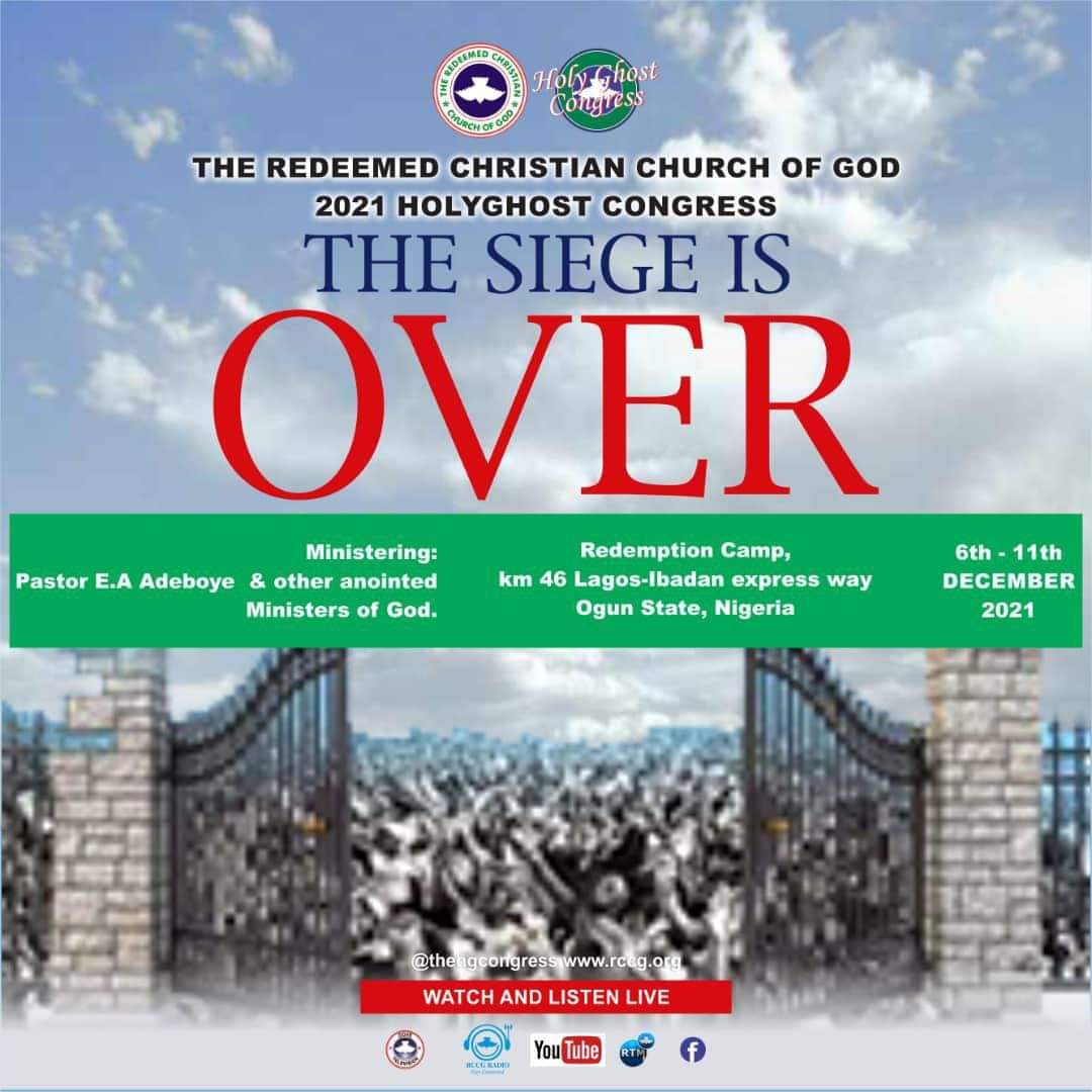 Download All RCCG HOLY GHOST CONGRESS 2021 Messages & Audio Sermons [Complete Series] 13