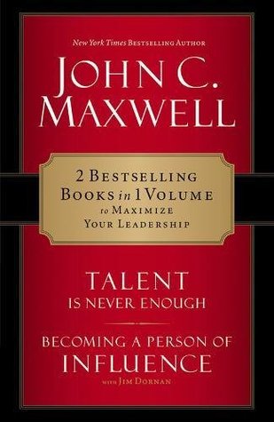 DOWNLOAD PDF: Maxwell 2 in 1 – Becoming a Person of Influence and Talent is Never Enough by John Maxwell 1