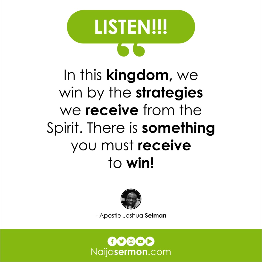 QUOTE OF THE DAY BY APOSTLE JOSHUA SELMAN 18