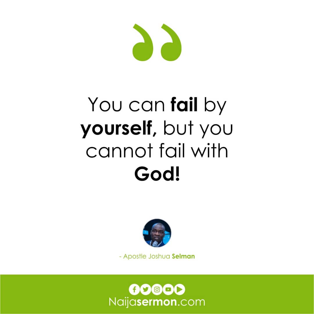 QUOTE OF THE DAY BY APOSTLE JOSHUA SELMAN 16