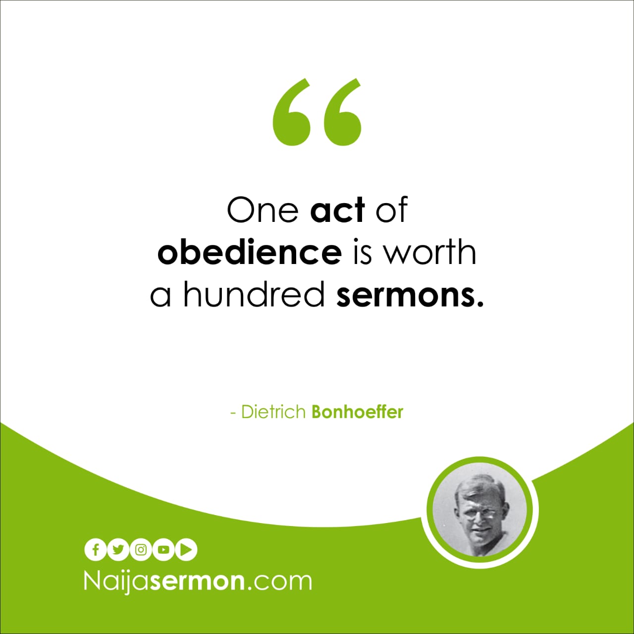 QUOTE OF THE DAY BY DIETRICH BONHOEFFER 18