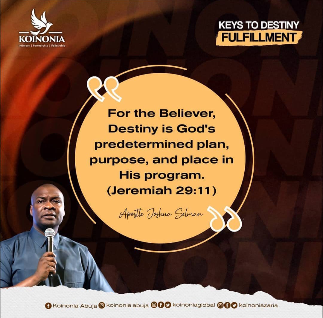 DOWNLOAD MP3: KEYS TO DESTINY FULFILLMENT by Apostle Joshua Selman (June 5, 2022) 10