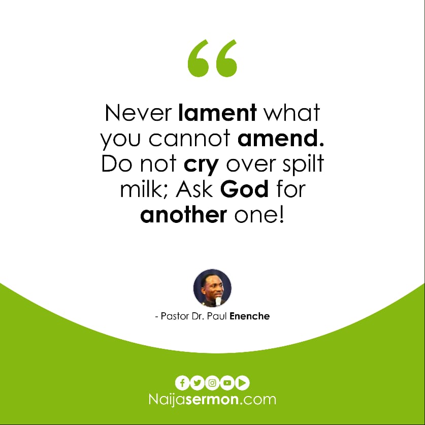 QUOTE OF THE DAY BY PASTOR DR. PAUL ENECNHE 17