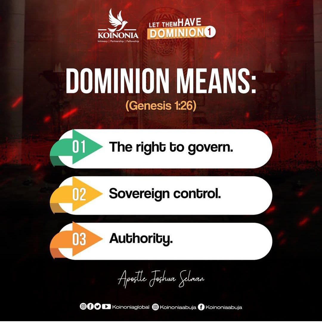 DOWNLOAD MP3: LET THEM HAVE DOMINION PART 1 - 3 by Apostle Joshua Selman (July 7, 2022) 13