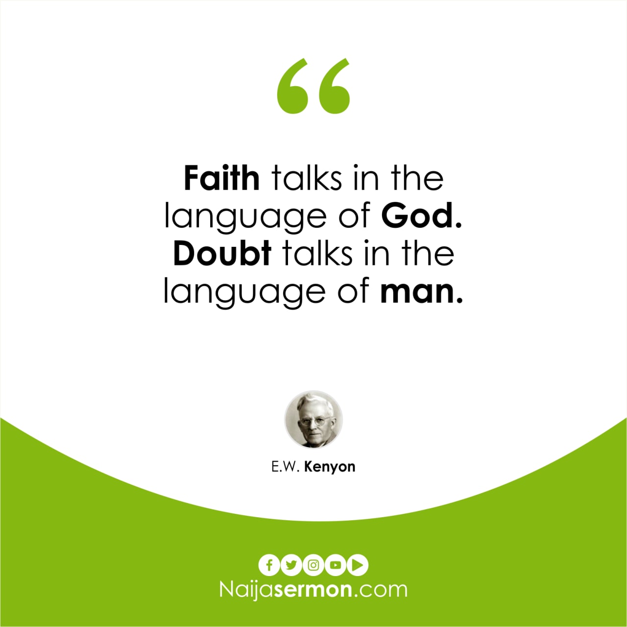 QUOTE OF THE DAY BY E.W. KENYON 1