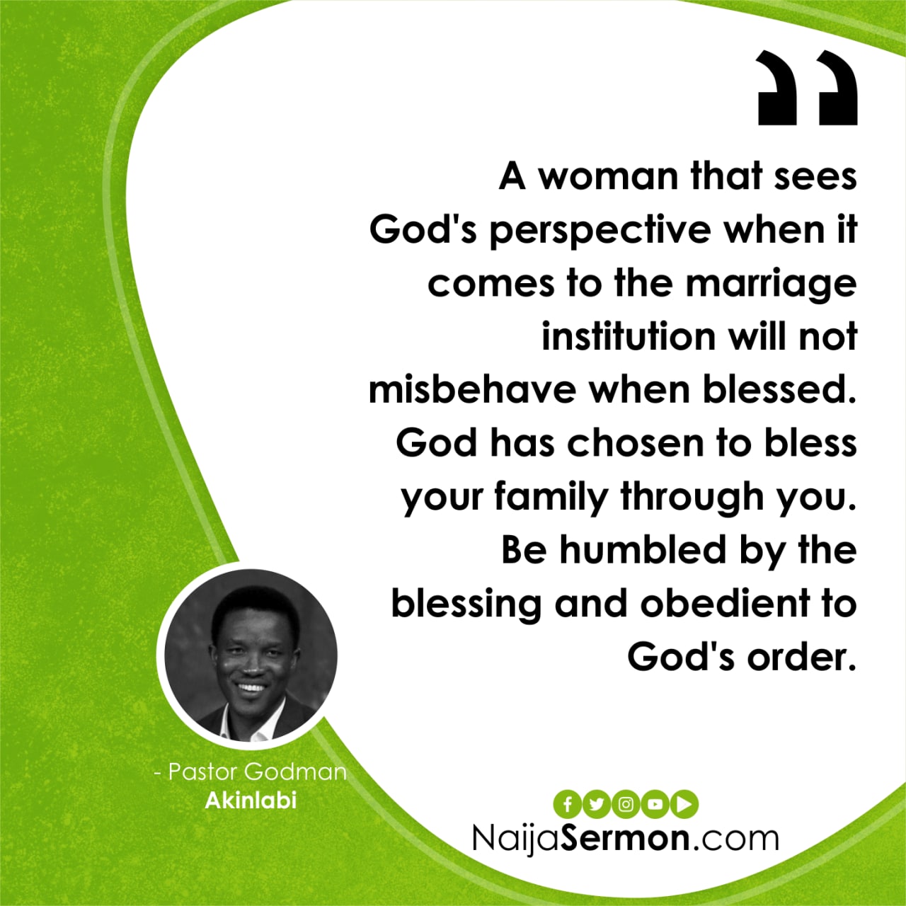 QUOTE OF THE DAY BY PASTOR GODMAN AKINLABI 16
