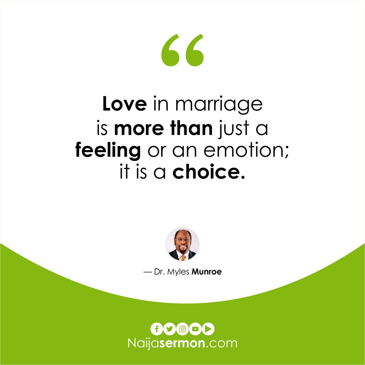 QUOTE OF THE DAY BY DR. MYLES MUNROE 17