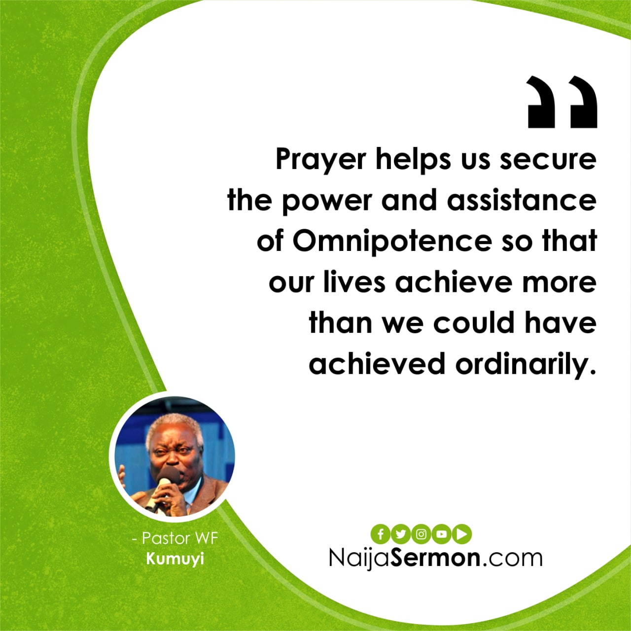 QUOTE OF THE DAY BY PASTOR WF KUMUYI 2