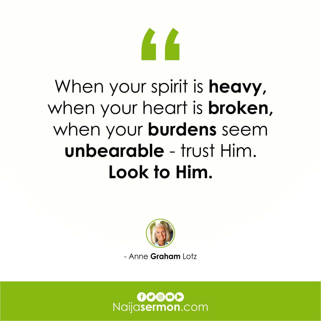 QUOTE OF THE DAY BY ANNE GRAHAM LOTZ 19