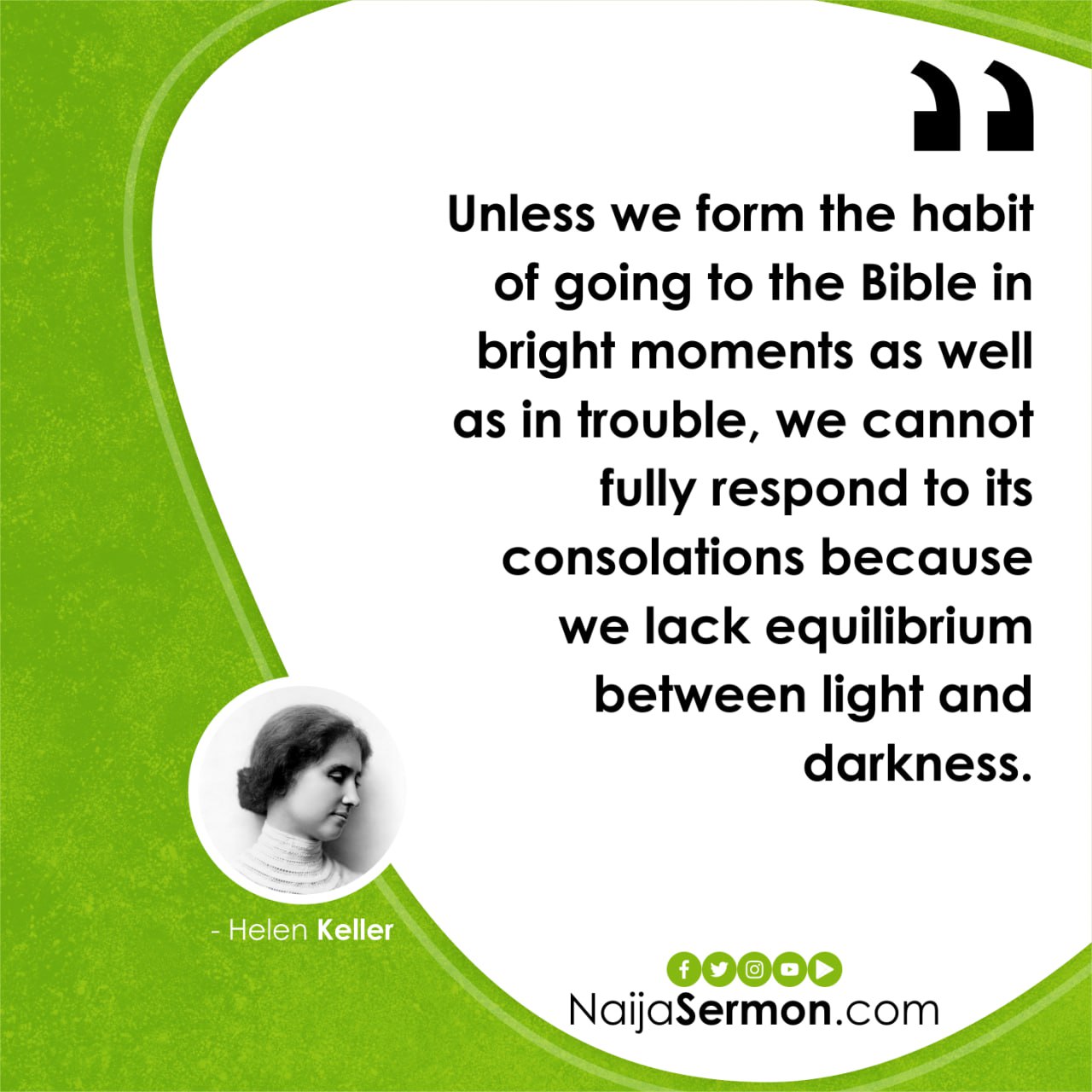 QUOTE OF THE DAY BY HELEN KELLER 5