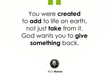 QUOTE OF THE DAY BY RICK WARREN 12