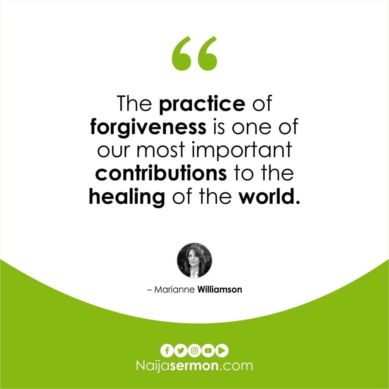 QUOTE OF THE DAY BY MARIANNE WILLIAMSON 3