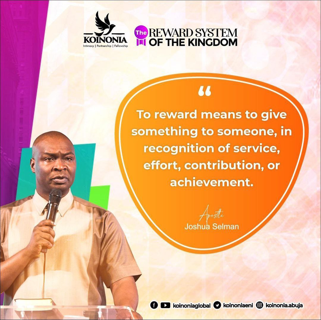 DOWNLOAD MP3: THE REWARD SYSTEM OF THE KINGDOM by Apostle Joshua Selman (March 19, 2023) 14