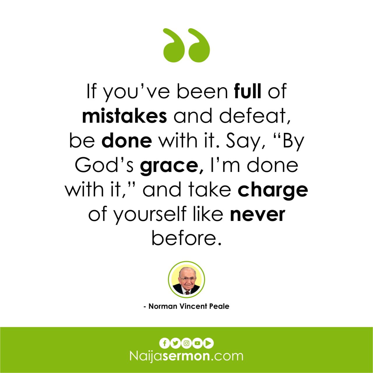 QUOTE OF THE DAY BY NORMAN VINCENT PEALE 8