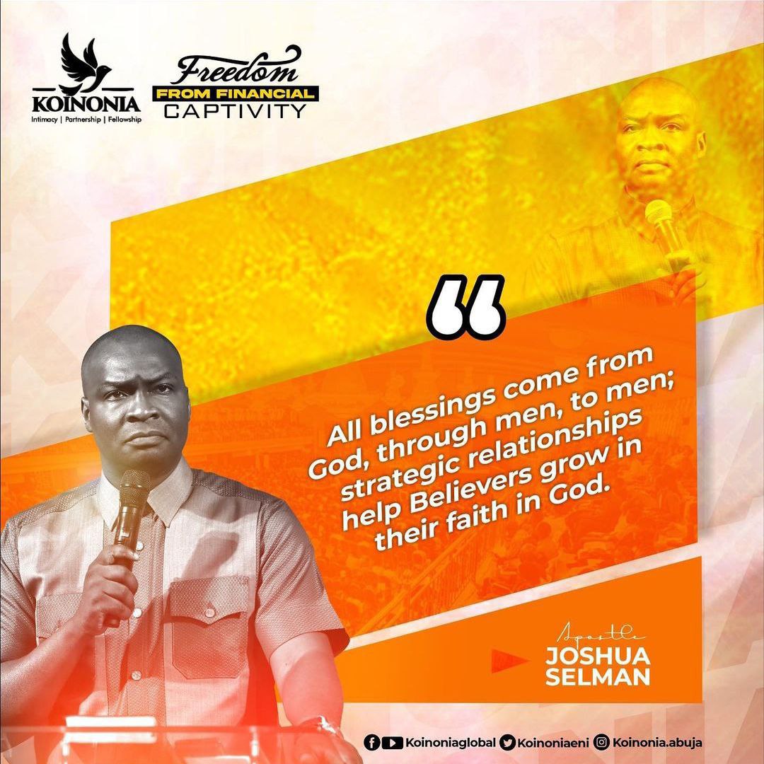 DOWNLOAD MP3: FREEDOM FROM FINANCIAL CAPTIVITY by Apostle Joshua Selman (April 16, 2023) 8
