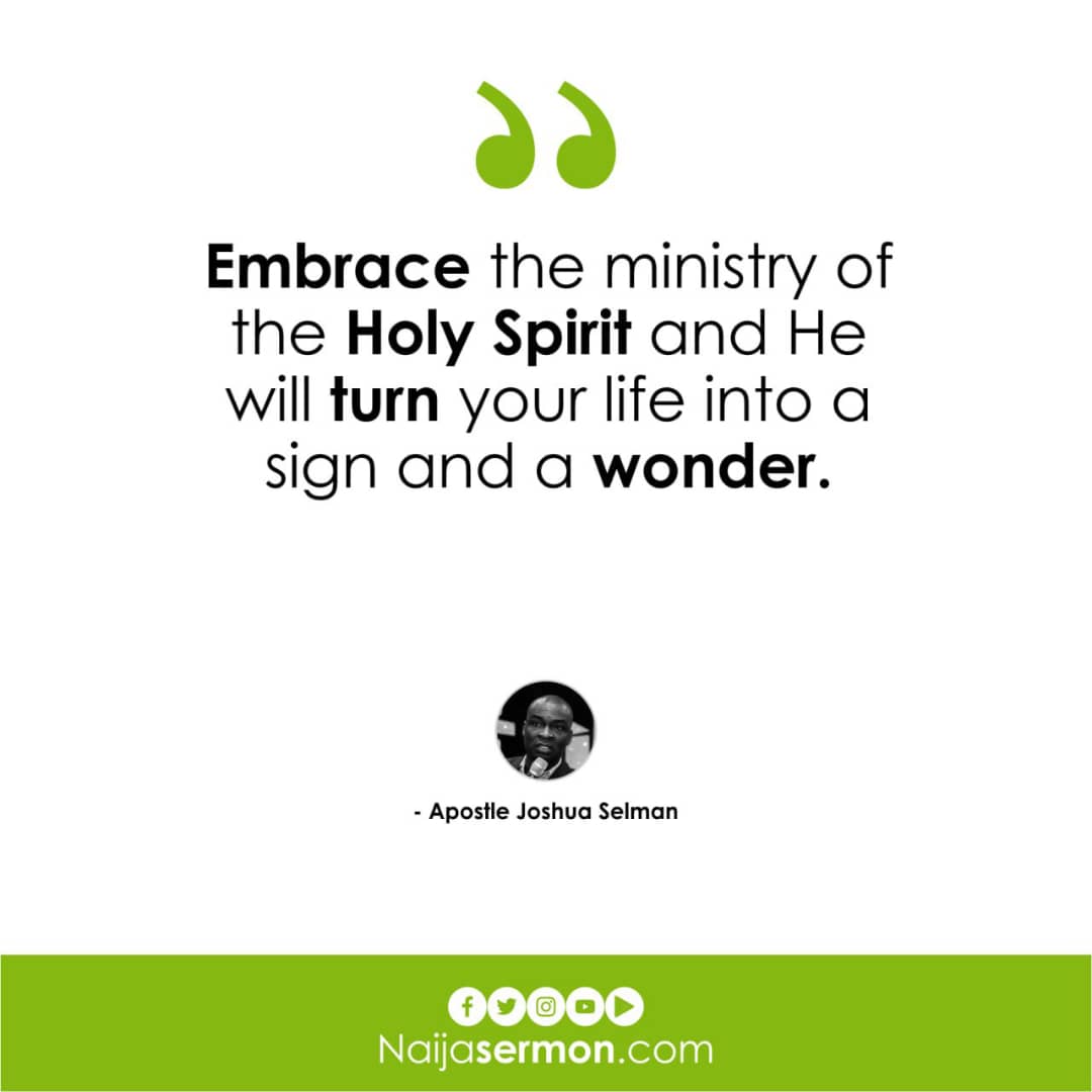 QUOTE OF THE DAY BY APOSTLE JOSHUA SELMAN 3