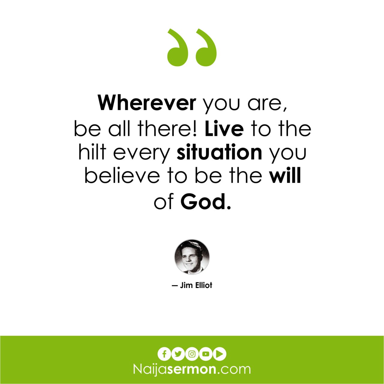 QUOTE OF THE DAY BY JIM ELLIOT 16