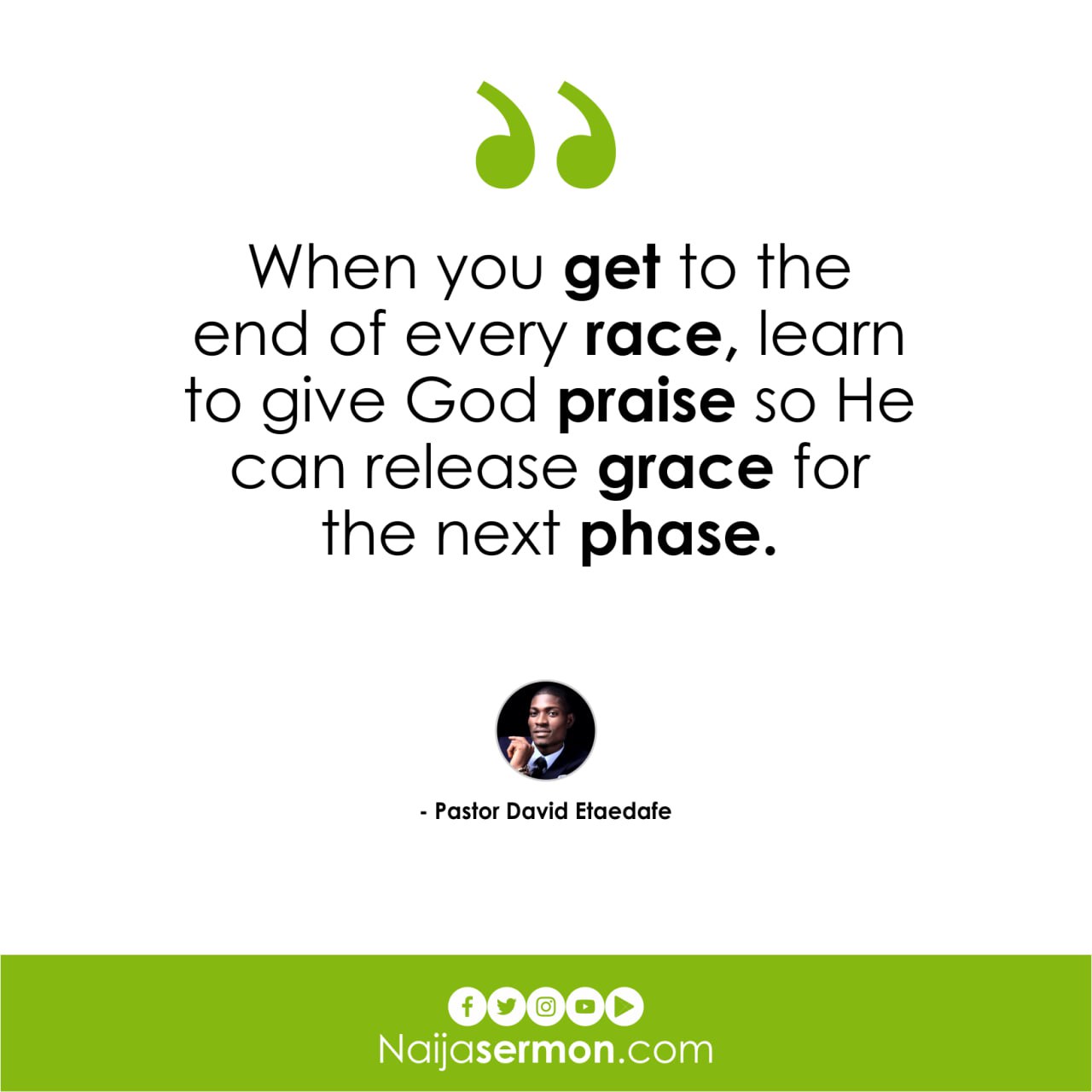 QUOTE OF THE DAY BY PASTOR DAVIS ETAEDAFE 18