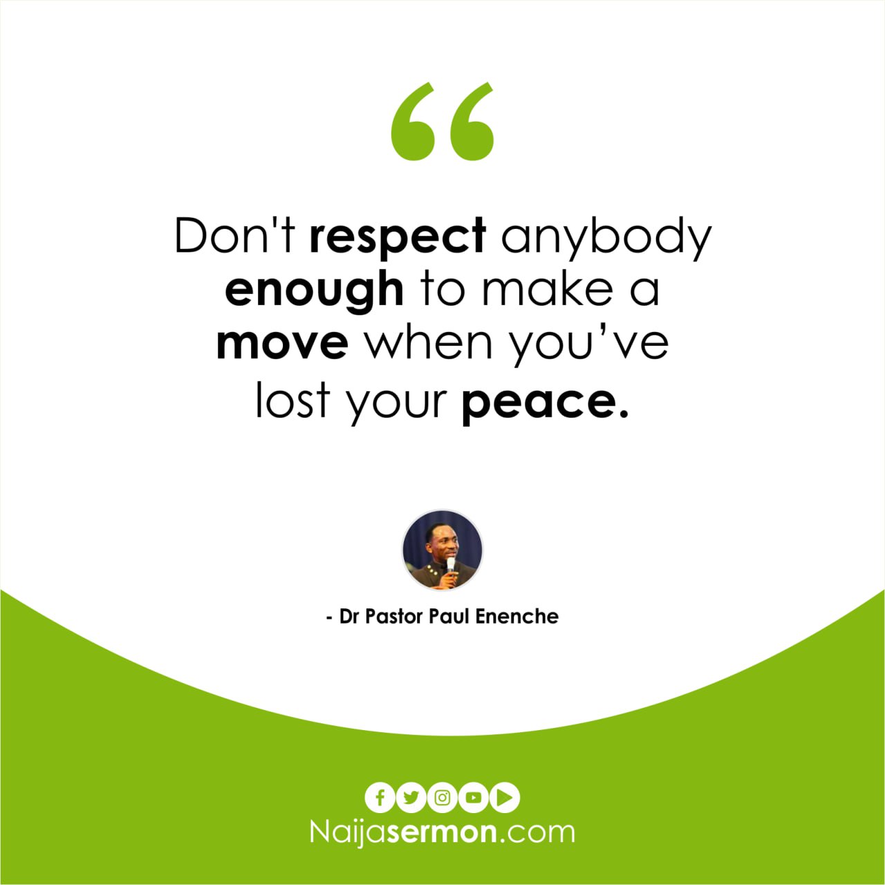 QUOTE OF THE DAY BY DR PASTOR PAUL ENENCHE 14