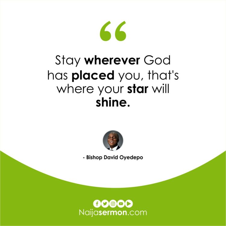 QUOTE OF THE DAY BY BISHOP DAVID OYEDEPO 1