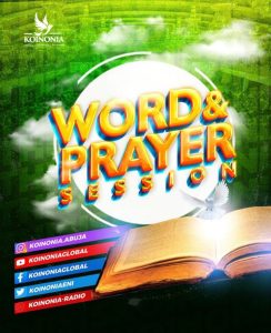 DOWNLOAD MP3: WORD & PRAYER SESSIONS (June 18, 2023) 1