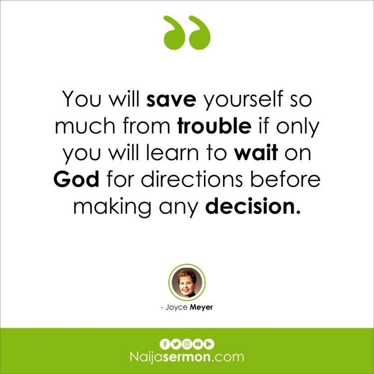 QUOTE OF THE DAY BY JOYCE MEYER 1