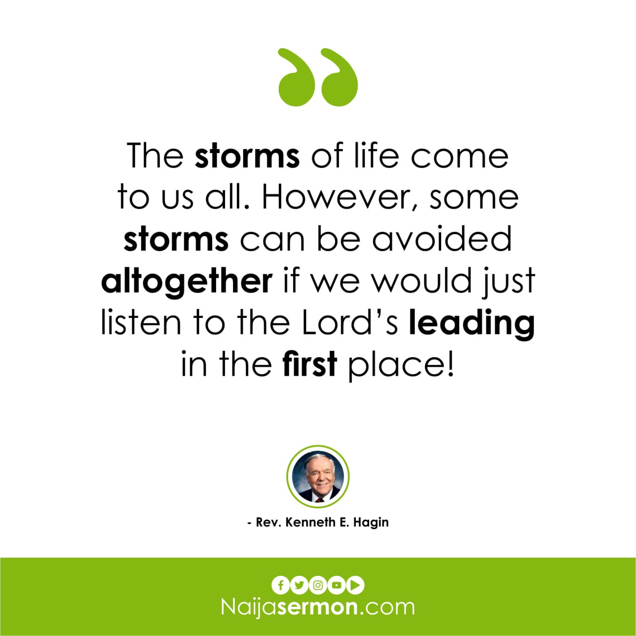 QUOTE OF THE DAY BY REV. KENNETH E. HAGIN 18