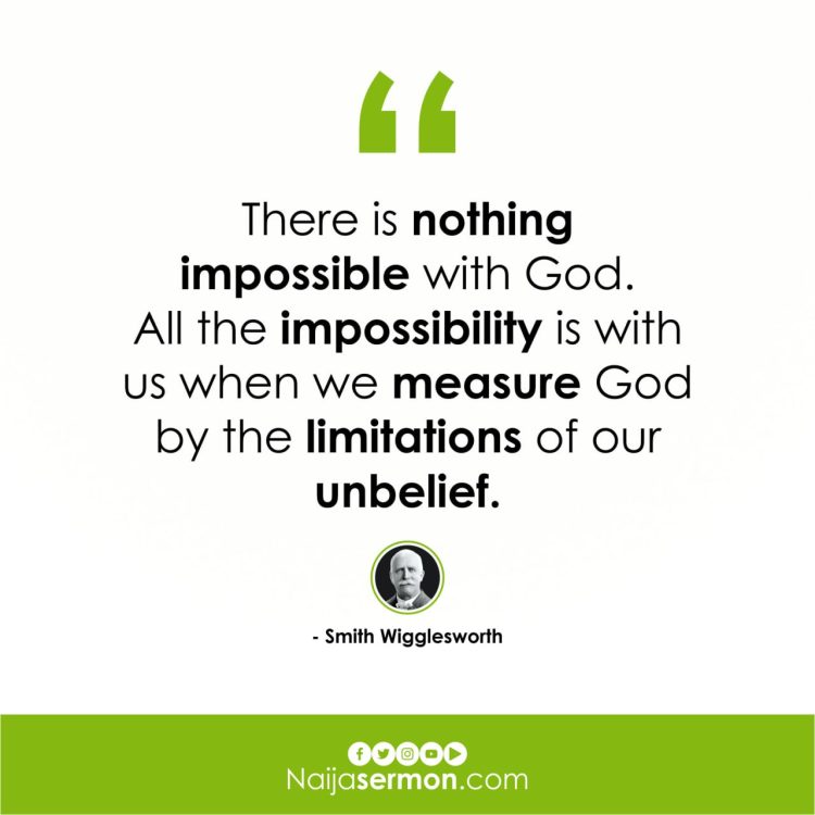 QUOTE OF THE DAY BY SMITH WIGGLESWORTH 1