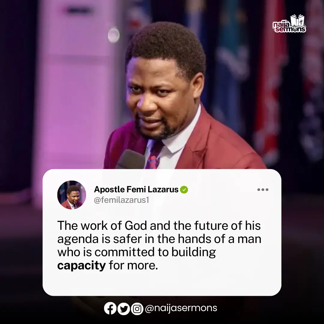 QUOTE OF THE DAY BY APOSTLE FEMI LAZARUS 18