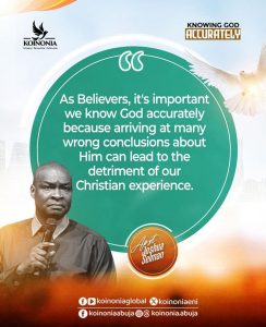 DOWNLOAD MP3: KNOWING GOD ACCURATELY BY Apostle Joshua Selman (August 20, 2023) 1
