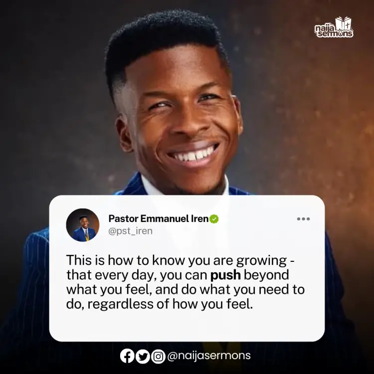 QUOTE OF THE DAY BY PASTOR EMMANUEL IREN 1