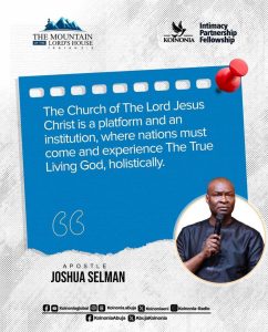 DOWNLOAD MP3: THE MOUNTAIN OF THE LORD'S HOUSE BY Apostle Joshua Selman (September 17, 2023) 1