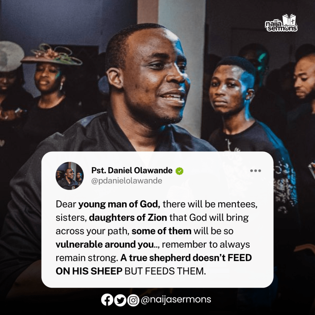 QUOTE OF THE DAY BY PST DANIEL OLAWANDE Naijasermons