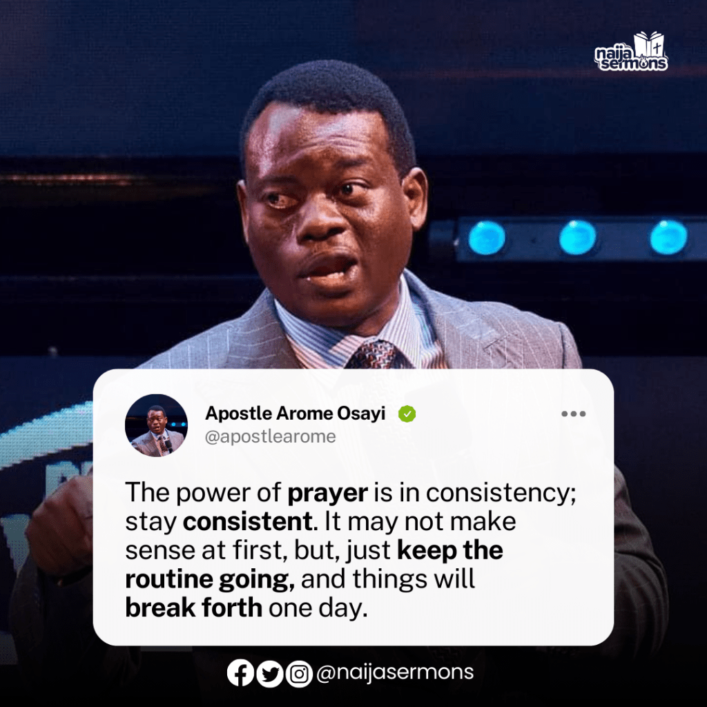 QUOTE OF THE DAY BY APOSTLE AROME OSAYI » Naijasermons