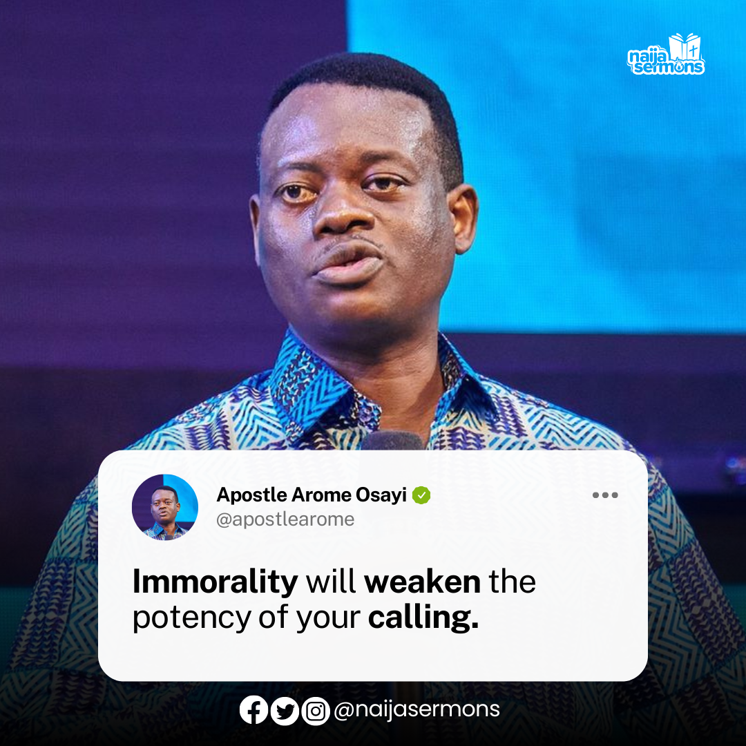 QUOTE OF THE DAY BY APOSTLE AROME OSAYI 12